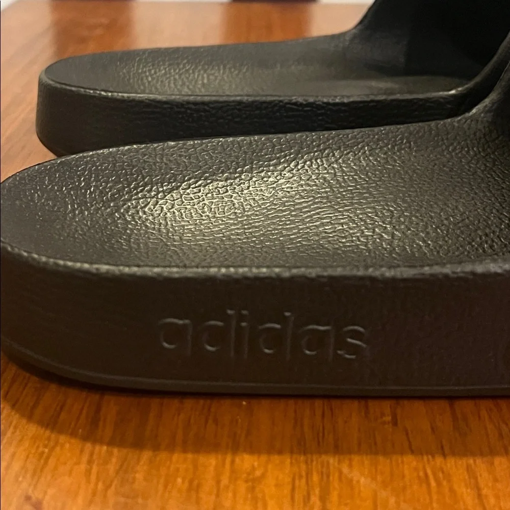 Adidas Adilette Aqua Slides Sandals Shoes black F35550 new Mens Size 10